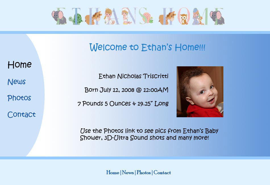 Ethan's Home!!